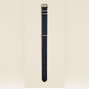 J. Crew Black Nylon 20mm single pass-through NATO watch Strap NWT